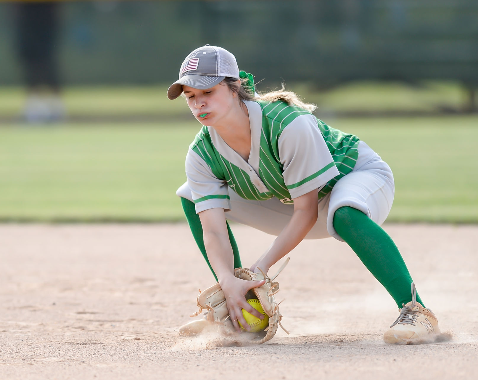 Friday night softball action